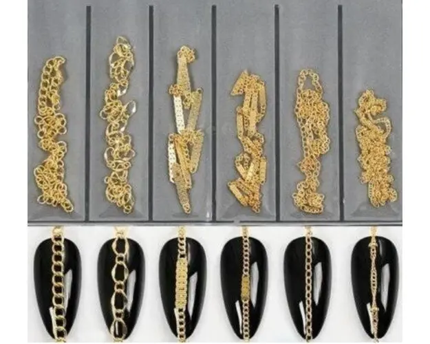 Decoratiuni pentru unghii, lantisor 01