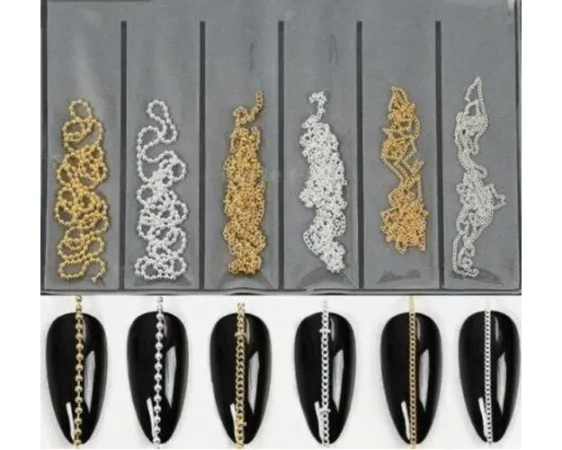 Decoratiuni pentru unghii, lantisor 02