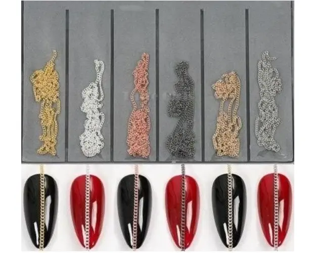 Decoratiuni pentru unghii, lantisor 03