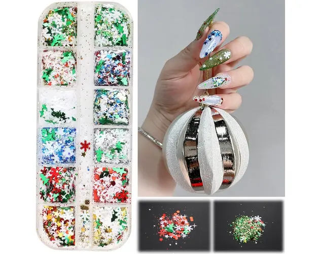 Decoratiuni unghii model iarna