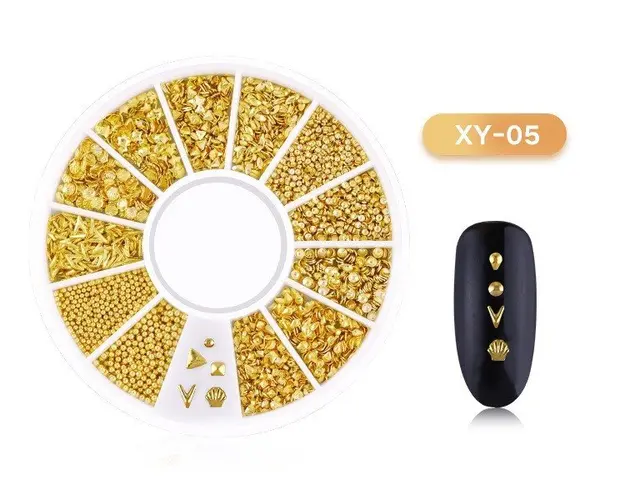 DISC 3D NAIL ART GOLD - 05