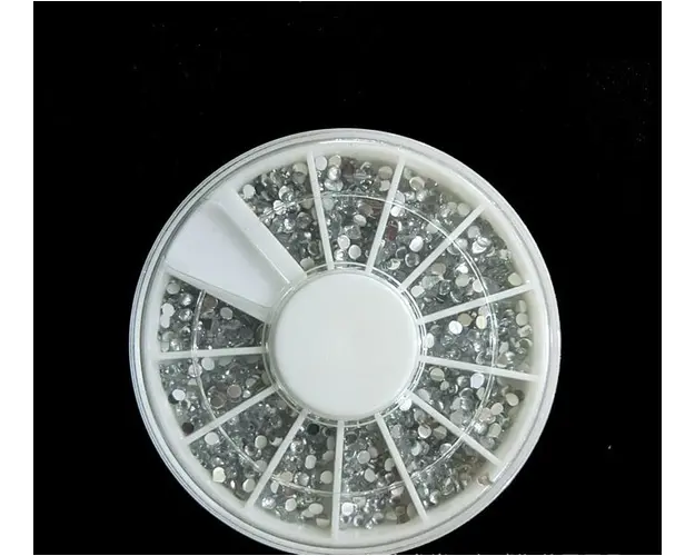 Disc Pietricele Nail Art - Silver