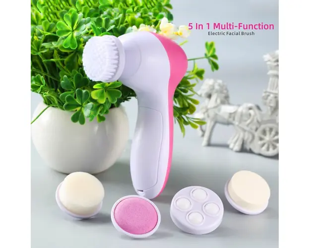 Dispozitiv 5 in 1 Pentru Curatarea Faciala Si Ingrijirea Tenului