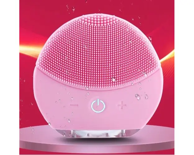 Dispozitiv Electric Pentru Curatare Faciala si Masaj, Roz - JEH28