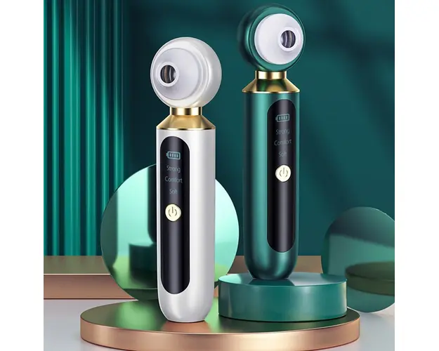 Dispozitiv Ultrasonic Pentru Indepartarea Impuritatilor Faciale, Verde