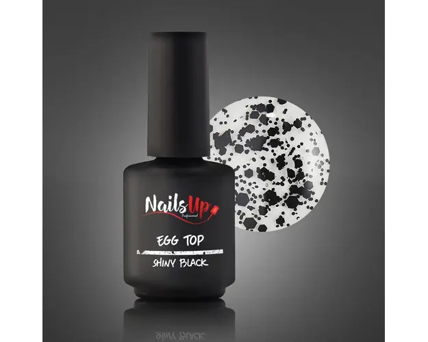 Egg Top NailsUp - Shiny Black 13g
