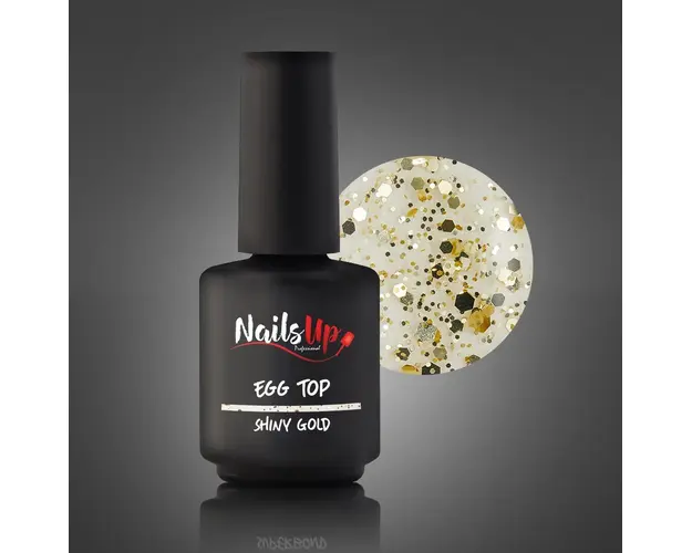 Egg Top NailsUp - Shiny Gold 13g
