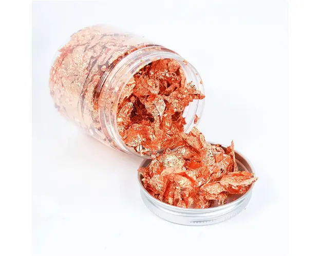 Foita Creponata decor unghii, Gold Rose