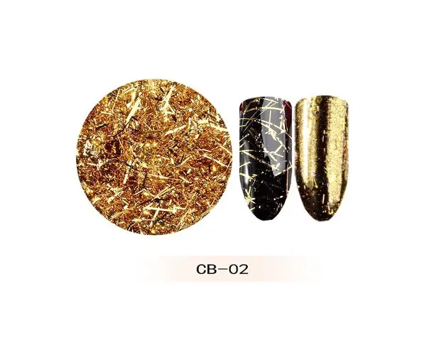 Foita decor unghii Magnetic Gold 02