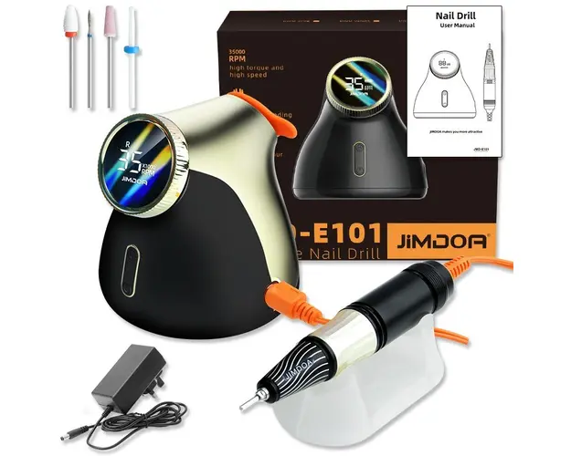 Freza Unghii Profesionala 35W, 35.000 RPM, Black