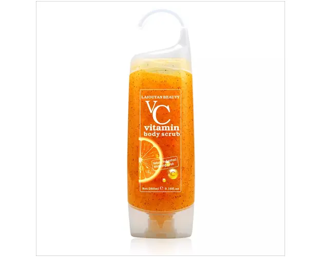 Gel De Dus Exfoliant Cu Vitamine, Body Scrub Orange 260ml