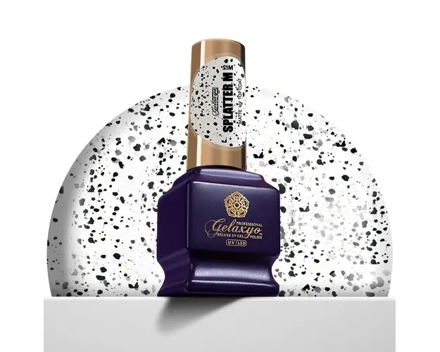 Gel Gelaxyo Splatter - 1 Matte Finish 7ml