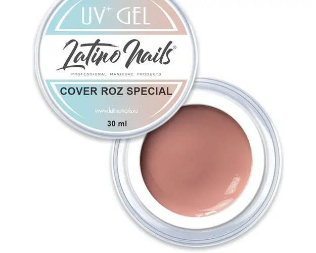 Gel Latino Nails Cover Special Roz 30 ml