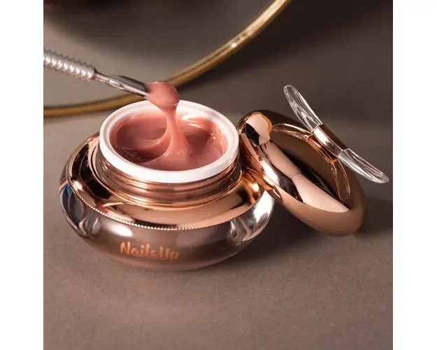 Gel Uv Constructie Unghii NailsUp Gelly 15g, 09 Nude Pink