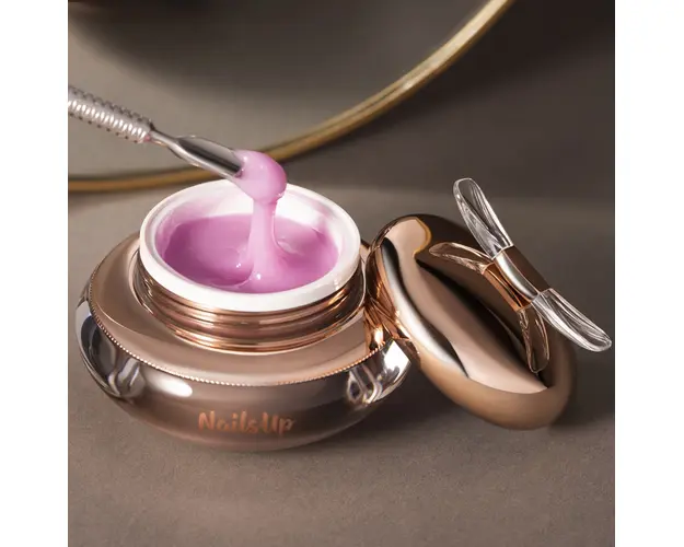 Gel Uv Constructie Unghii NailsUp Gelly 50g, 012 Violet Pink