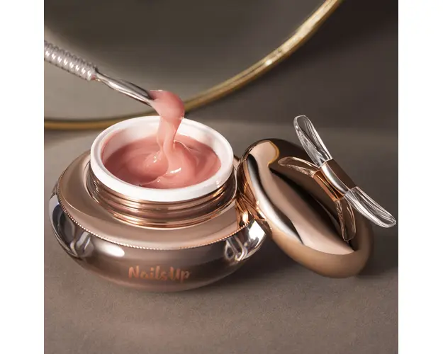 Gel Uv Constructie Unghii NailsUp Gelly 50g, 08 Medium Nude