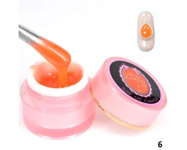 Gem Gel - Soak Off Color Gel - Cod 6 8ml