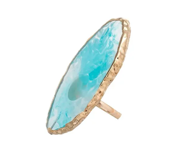 Inel Paleta pictura unghii, Nail Art, Blue