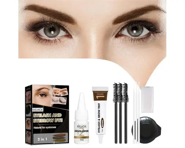 Kit Pentru Vopsit Sprancene si Gene
