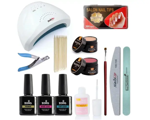 Kit Unghii Zolla Pentru Incepatori Cu Gel Si Tipsuri  03