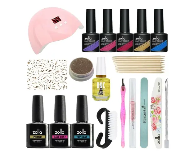 Kit Unghii Zolla Pentru Incepatori Cu Oja Semipermanenta 2