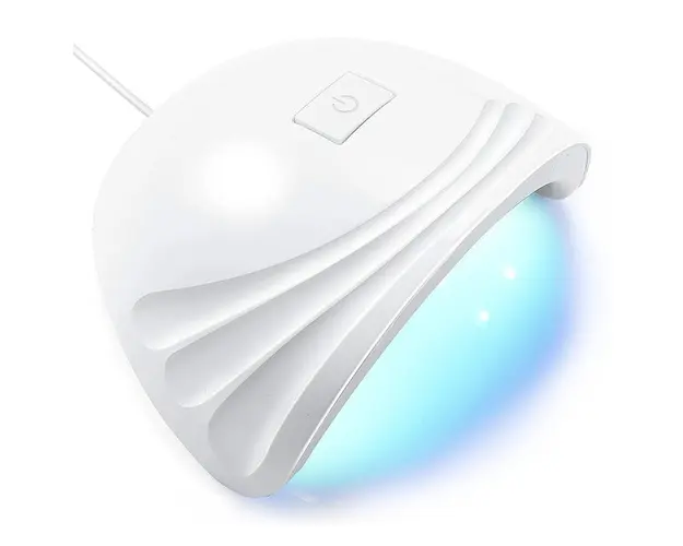 Lampa Unghii UV LED Mini 801, 88W, Smart USB, Alb