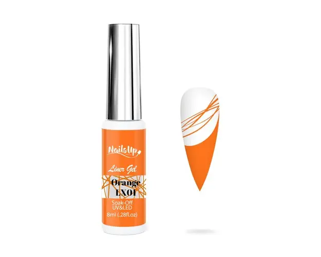 Liner Gel , NailsUp, 8 ml LX01, Orange