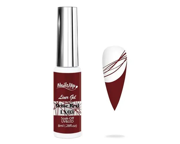 Liner Gel , NailsUp, 8 ml LX03, Wine Red