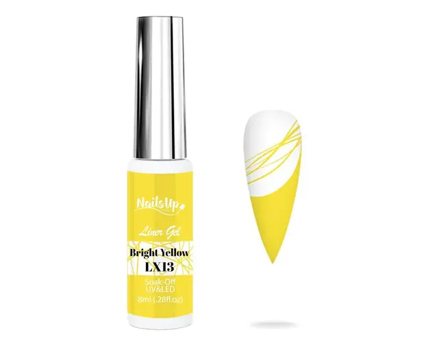 Liner Gel , NailsUp, 8 ml LX13, Galben Deschis