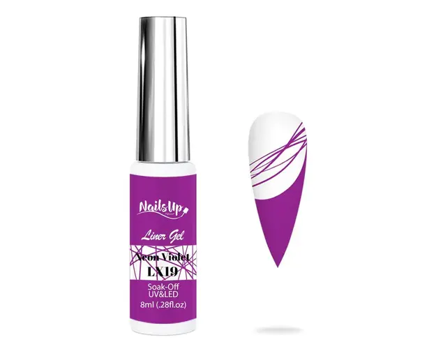 Liner Gel , NailsUp, 8 ml LX19, Violet Neon