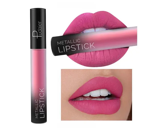 Luciu de Buze Metalic Matt, Rezistent la Apa, 02