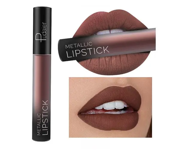 Luciu de Buze Metalic Matt, Rezistent la Apa, 06