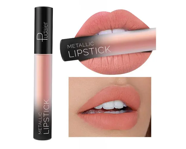 Luciu de Buze Metalic Matt, Rezistent la Apa, 10