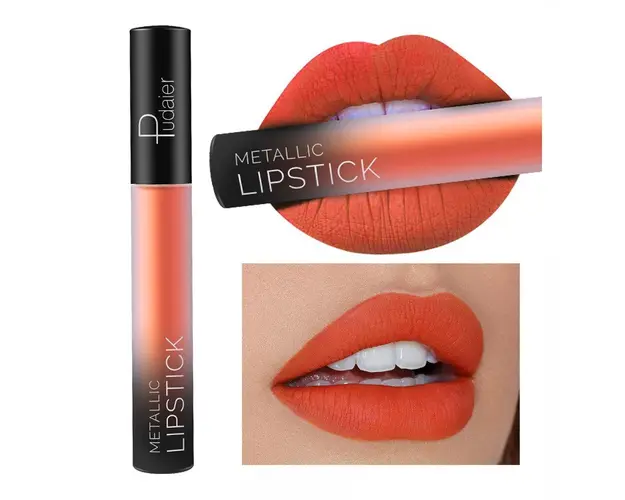 Luciu de Buze Metalic Matt, Rezistent la Apa, 13