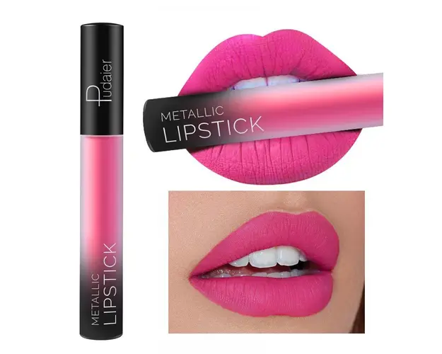 Luciu de Buze Metalic Matt, Rezistent la Apa, 14