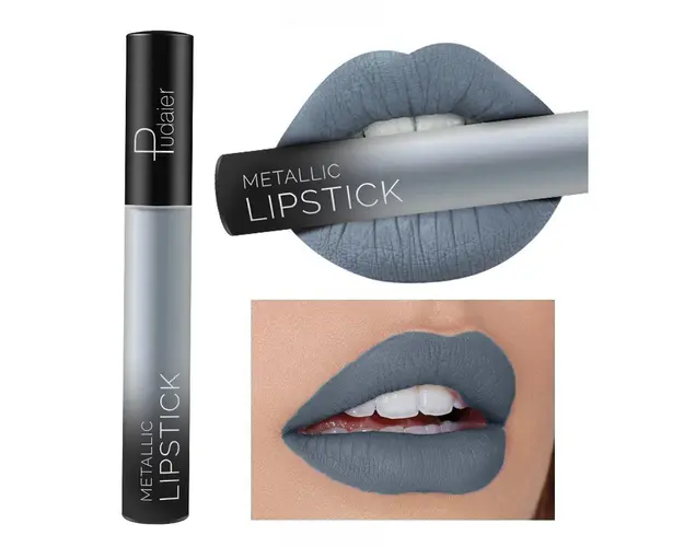 Luciu de Buze Metalic Matt, Rezistent la Apa, 24