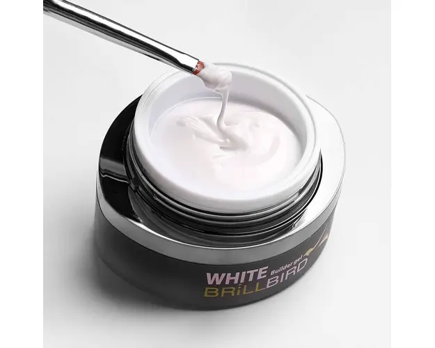 Lux White Builder Gel  Alb orbitor, dens 15gr