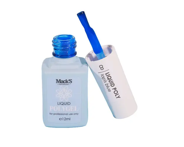 Mack'S Liquid Polygel Lapis Blue - 8, 12ml