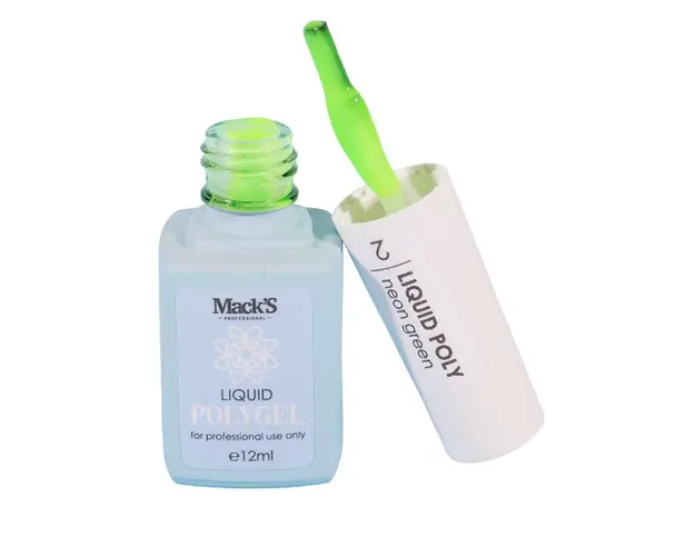 Mack'S Liquid Polygel Neon Green - 2, 12ml