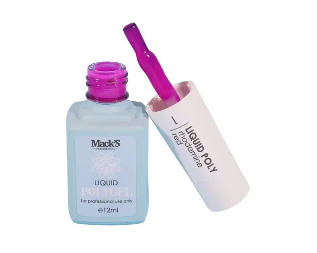 Mack'S Liquid Polygel Rhodamine Red - 1, 12ml
