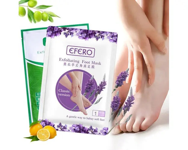 Masca Exfolianta Pentru Picioare Cu Extract De Lavanda