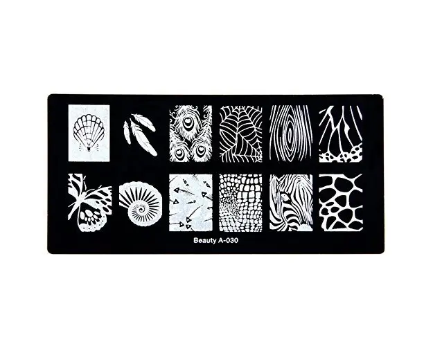 Matrita Metalica Nail Art Beauty A-30