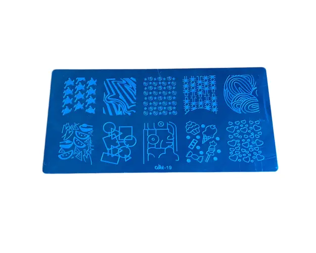 Matrita Metalica Nail Art - Cool-19