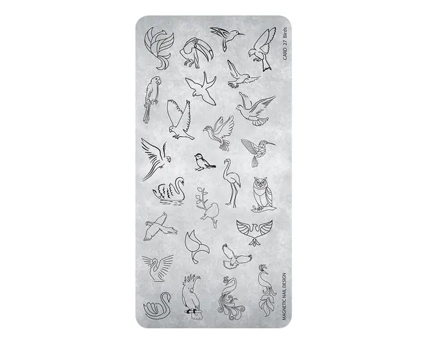 Matrita unghii metalica, Birds 27