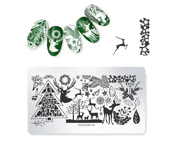 Matrita Unghii Metalica, Manzilin-05