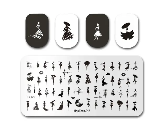 Matrita unghii metalica, MouTeen 015