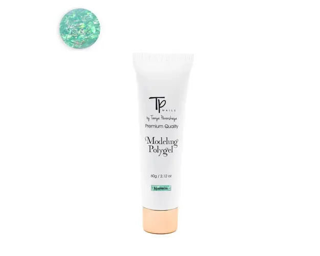 Modeling Polygel TpNails Shimmer Aquamarine 60g