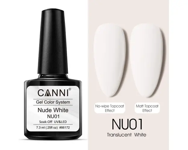 Oja Semipermanenta Canni Nude White - NU01