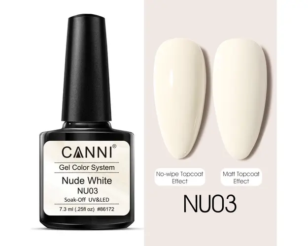 Oja Semipermanenta Canni Nude White - NU03