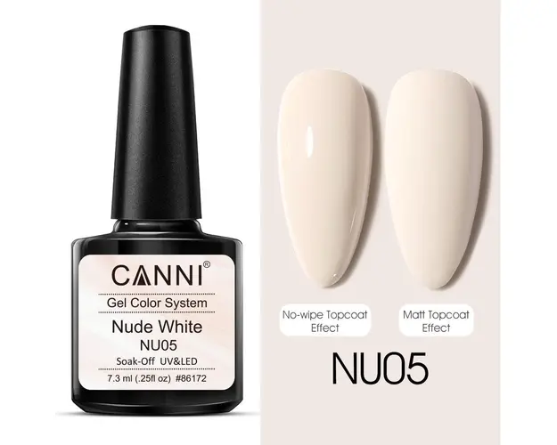 Oja Semipermanenta Canni Nude White - NU05